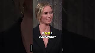 Emily Blunts Christopher Nolan IMPRESSION 😂🤣 [upl. by Helman]