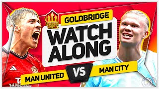 MANCHESTER UNITED vs MAN CITY  LIVE with Mark GOLDBRIDGE [upl. by Nay]