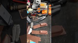 Wet molding leather for a multi tool part 7 [upl. by Euqirdor]