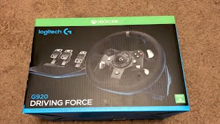 Logitech G920 Unboxing and Gameplay [upl. by Murage531]