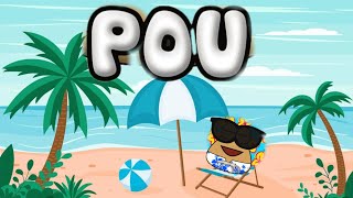 pou va de vacaciones a la playa 😎 [upl. by Dorrahs]