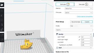 Ultimakers Cura 30  How to calculate material cost [upl. by Morris599]