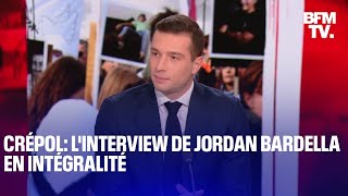 “Crépol une France qui bascule” linterview de Jordan Bardella en intégralité [upl. by Attikin]