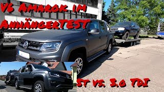 Verbrauch bei 5t Zuggewicht  Teil2 Verbrauch Anhängerbetrieb  Der VW Amarok V6 Diesel [upl. by Vowel]