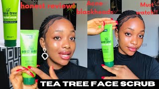 Tea tree face scrub honest review ✅… Everything you should know what your money [upl. by Herates]