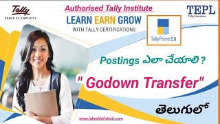 Posting Goden Transport Transactions in Tally Prime 50 [upl. by Ytsim592]