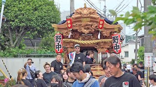 20240512 藤井寺市 野中【スプリングだんじりフェスタ】午前･午後曳行 令和六年五月十二日日 [upl. by Sello314]