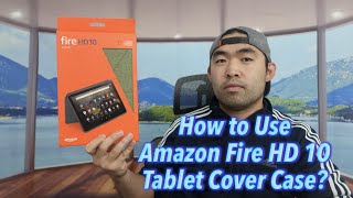 How to Use Amazon Fire HD 10 Tablet Cover Case [upl. by Uzzia843]