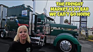 Weve Been Trucking amp Living In Our Semi Truck For 18 Years quotWe Will Survive This Freight Marketquot [upl. by Avonasac]