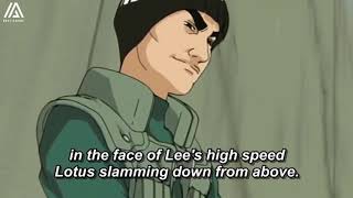 Gaara vs Rock Lee Full Fight English Subbed [upl. by Divine]