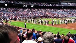 Sunday Braves Game  National Anthem [upl. by Aber]