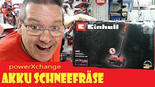 Einhell Akku Schneefräse GEST 3640 LI E powerXchange einhellharry einhellag [upl. by Anrol]