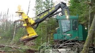 TimberJack Feller Buncher 608S [upl. by Odnarb431]