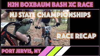 RACE RECAP 2024 H2H Port Jervis NY Boxbaum Bash XC MTB Race [upl. by Iuq]