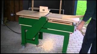 First Tests on Homemade Jointer [upl. by Neslund]