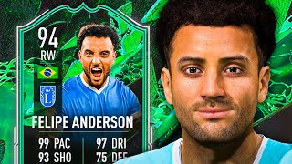 W SBC 🤑 94 Shapeshifters Felipe Anderson Player Review  FIFA 22 Ultimate Team [upl. by Atinra819]