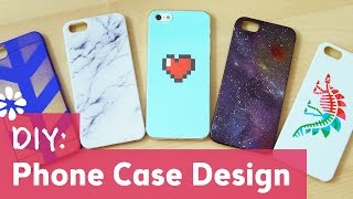 5 DIY Phone Case Designs  Sea Lemon [upl. by Haorbed]