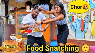 Ultimate Food Snatching Prank on Girls 😳😱 Part  2  Epic Reactions [upl. by Lleroj]