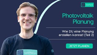 Photovoltaik Planung  Wie du deine Planung erstellen kannst PVSOLTutorial [upl. by Pell]