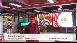 Pantallas Publicitarias Led VisualCom Chile [upl. by Aleiram]