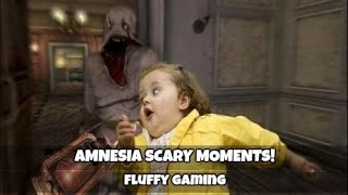 Amnesia Scary Moments  Fluffy Gaming [upl. by Yrret]