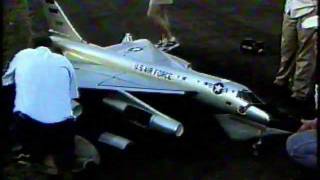 RC Convair B58 Hustler Bomber Last Flight With Sound [upl. by Lorens389]