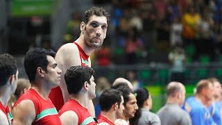 Morteza Mehrzad 246 cm  Volleyball Giant [upl. by Aramac]