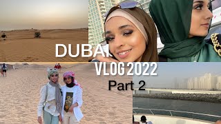 DUBAI VLOG PART 2 2022 Desert Safari Dubai Mall Dubai FrameYacht [upl. by Sacci634]