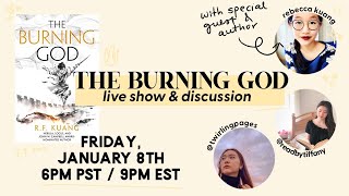 THE BURNING GOD live show discussion WITH AUTHOR RF KUANG 🤩  december 2020 botm [upl. by Prospero]