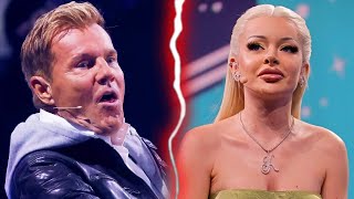 Katja Krasavice Kurz nach DSDSStart  Sie teilt gegen Dieter Bohlen aus [upl. by Ecneps]