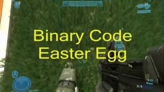 Halo Reach Binoculars Binary Code Easter Egg [upl. by Rehpotsirh]