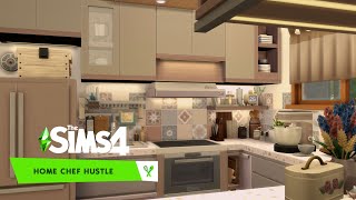 Home Chef Hustle  Pinecrest Apartments 402  The Sims 4  No CC  Stop Motion Build [upl. by Tumer]