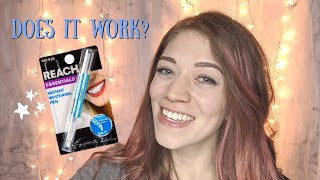 REACH Instant Teeth Whitening Pen Review  Dollar Tree Teeth Whitening Pen [upl. by Angadreme]