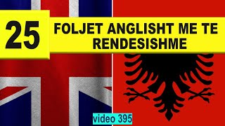 Anglisht I 25 Foljet anglisht me te rendesishme I Anglisht shqip perkthim I video 395 [upl. by Meraree]