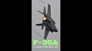 USAF F35A Lightning II  2023 Oregon Airshow Hillsboro shorts [upl. by Lacsap]