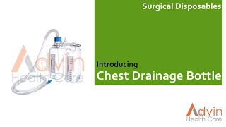 Chest Drainage Bottle [upl. by Ahto]