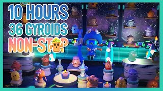 10 HOURS  ALL 36 GYROIDS SINGING Animal Crossing New Horizons Study Exam Background LoFi Music [upl. by Rennat]