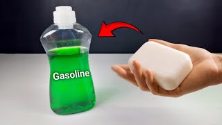 Just Mix Gasoline with Soap and you will be amazed Practical Invention [upl. by Lash]