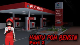 Yuta Dan Mio Bertemu Hantu Di Pom Bensin Pertamina PART 2  Sakura School Simulator [upl. by Costanza607]