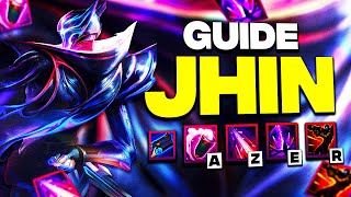 GUIDE JHIN  BUILD RUNES amp COMBOS💥Ft Melaz [upl. by Itch]