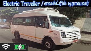 new tempo traveller 2024 model  force traveller electric [upl. by Haseefan]