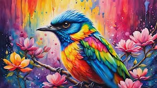 4K Colorful Bird [upl. by Eillod]