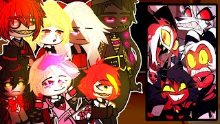 Hazbin Hotel react to Helluva Boss  The Deadly Sins 💜Gacha react to TikTok [upl. by Elleinad]