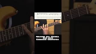 Exercício com Cromatismo guitar guitarra lesson guitarsolo guitarlesson [upl. by Kassity]