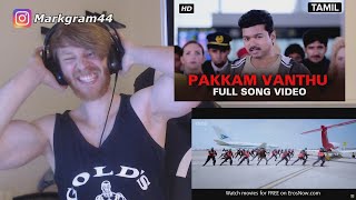 Pakkam Vanthu  Full Video Song  Kaththi  Thalapathy Vijay And Anirudh • Reaction By Foreigner [upl. by Yanaj]