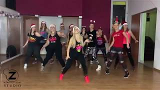 Rockin Around Christmas Tree  Zumba Choreo [upl. by Pearce]