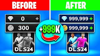 DLS 24 Hack Tutorial ⚽ How I Got 1M Coins and Diamond DAILY in 2024 SECRET REVEALED [upl. by Hiram]