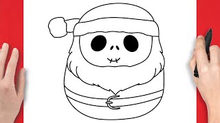 Comment dessiner le Père Noël de Skellington [upl. by Osric]