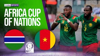 The Gambia vs Cameroon  AFCON 2021 HIGHLIGHTS  01292022  beIN SPORTS USA [upl. by Oicaro]