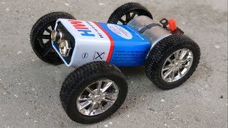 How to Make a Powerful Electric Toy Car at Home  Mini Car [upl. by Aisad]